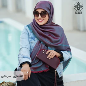 روسری ژاکارد رونا خطی