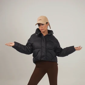 کاپشن جیب دکمه (مشکی)