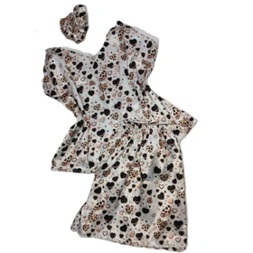 ست تاپ وشلوارک طرح ساتن