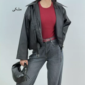 بامبر جکت چرم 1007579