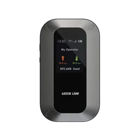 مودم سیم کارتی همراه گرین لاین مدل GREEN LION PORTABLE MIFI ROUTER 4G LTE/3G GNMIFI6RTRBK