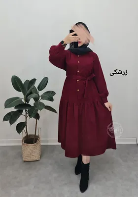 پیراهن مانتویی ساتیا