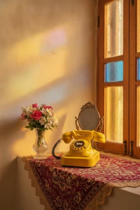 تلفن دکوری قدیمی