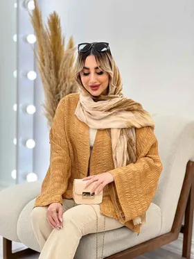 مانتو دوخت دار بغل چاک