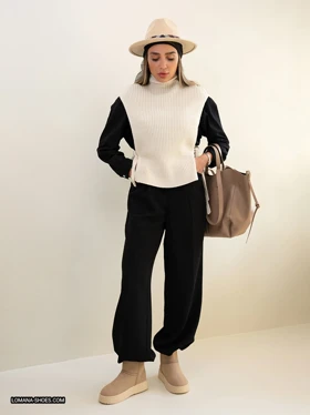 وست بافت یقه اسکی - کد 2602