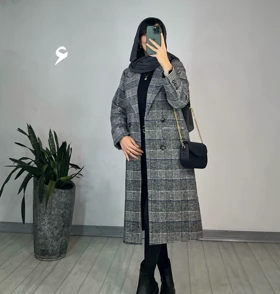 پالتو پشمی آستردار ترنج