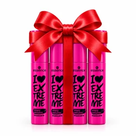 پکیج 4 تایی ریمل صورتی حجم‌دهنده اسنس Essence مدل I Love Extreme Crazy Volume حجم 12 میل-کپی
