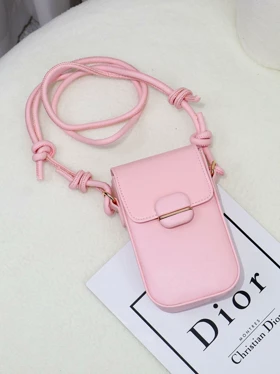 کیف موبایلی زنانه مدل کارولینا کد A2702 (صورتی روشن)