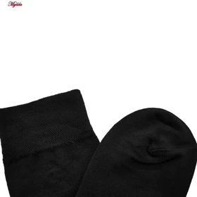 جوراب ساق بلند مردانه مدل پنبه‌ای مشکی ضیاکو کد 5181-337