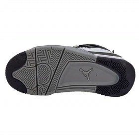 کتانی جردن 4 سفید مشکی ساق‌دار های کپی Nike air jordan 4 black & white