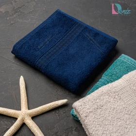 حوله دستی والری رنگ سرمه ای