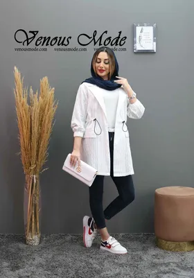 مانتو اطلسی کمرگت
