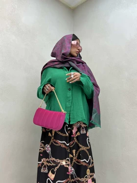 شومیز پنبه‌ای ساده