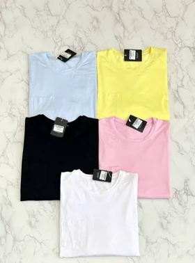 تیشرت ساده بلند کد 1523