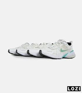 کفش کتانی مردانه و زنانه سفید سبز Nike cushlon