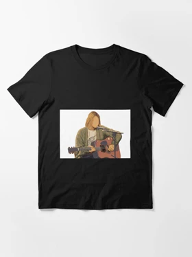 تیشرت nirvana نیروانا Kurt Cobain Sticker کد 174755