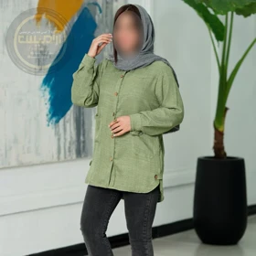 مانتو شانتون آبشاری دو جیب