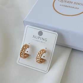 گوشواره حلقه‌ای ژوپینگ کد 175