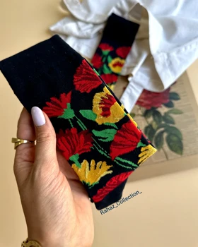 جوراب ساق‌دار طرح‌دار