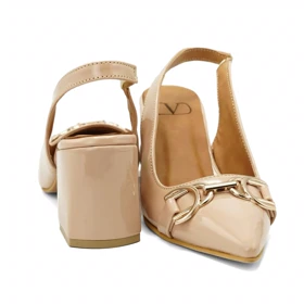 کفش مجلسی زنانه پاشنه‌دار 5 سانت مدل 402842 _ sandal valentino
