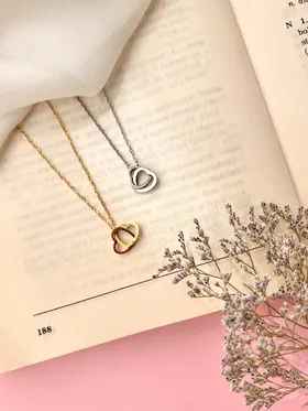 گردنبند دخترانه قلب مینیمال