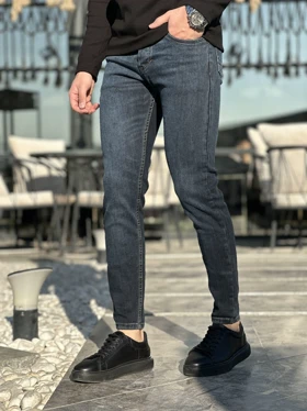 شلوار جین سورمه ای کد p212