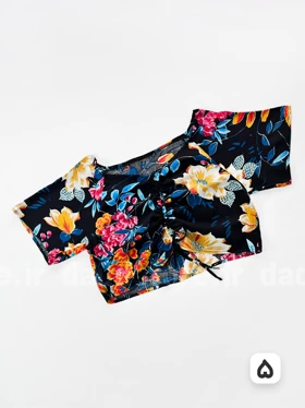 کراپ تاپ نخی وسط گتر نخی طرحدار