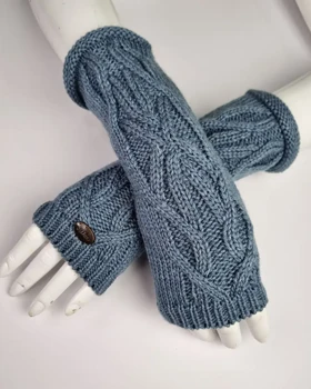 ساق دست بافت زمستانی زنانه سیلکا