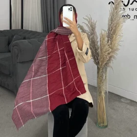 شال پلیسه چهار خونه