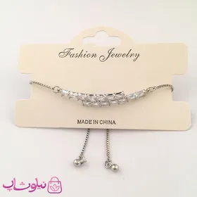 دستبند زنانه مارشالی سیلور طرح فشن
