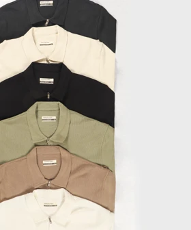 تیشرت آستین بلند مردانه نیم زیپ 4221