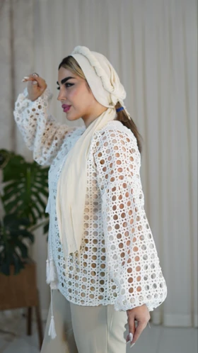شومیز منگوله‌دار کد 1126