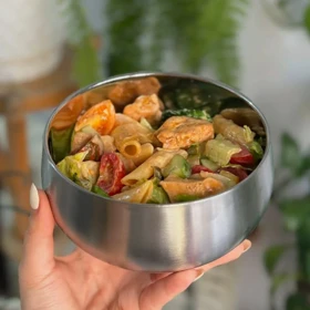 ست 4 عددی کاسه استیل دوجداره