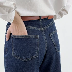 شلوار جین نیم بگ 1007863