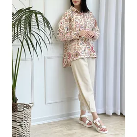 ست تونیک و شلوار صوفی