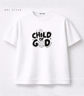 تیشرت باکسی یونیسکس طرح CHILD کد 1436