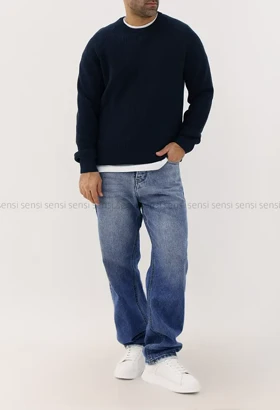 بلوز بافت یقه گرد مردانه کد20000037