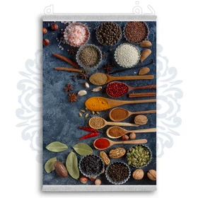 فرشینه از جنس پارچه هازان مخمل ترک طرح آشپزخانه برند دفه کد DDK 34