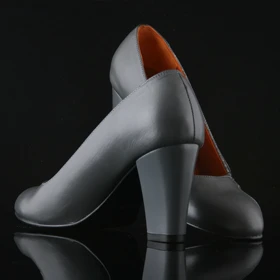 کفش پاشنه‌دار زنانه چرم یلسان مدل آنا کد 602-GC