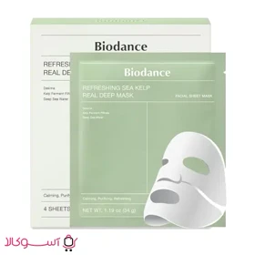 ماسک ورقه ای بایودنس مدل sea kelp (جلبک دریایی) وزن 34 گرم