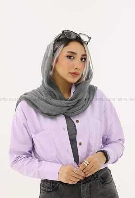 شومیز لینن پشت دکمه کد1005093