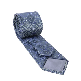 ست کراوات و پوشت طرح کاشی 98105