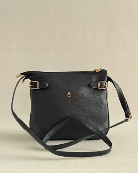 کیف دوشی زنانه آلفا ALFA کد 6085 (مشکی)