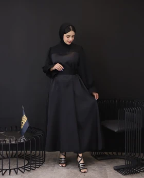 پیراهن ماکسی ساتن