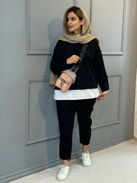 ست مانتو شلوار مام استایل 0038