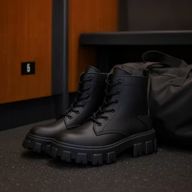 نیم بوت زنانه مشکی مدل Roxana