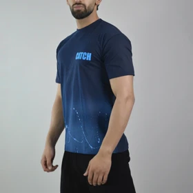 تیشرت اسپرت کچ مدل M3-4C0358 سرمه ای