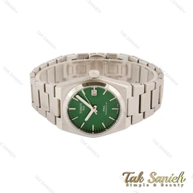 ساعت تیسوت زنانه PRX استیل صفحه سبز Tissot-5477-L