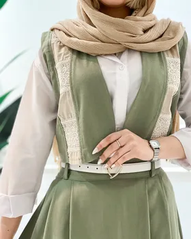 جلیقه کجراه خامه دوزی
