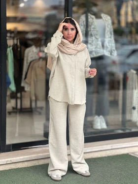 ست مانتو و شلوار کد 929